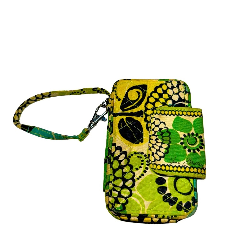 Vera Bradley LIMES UP Wallet ID Pouch Keychain
